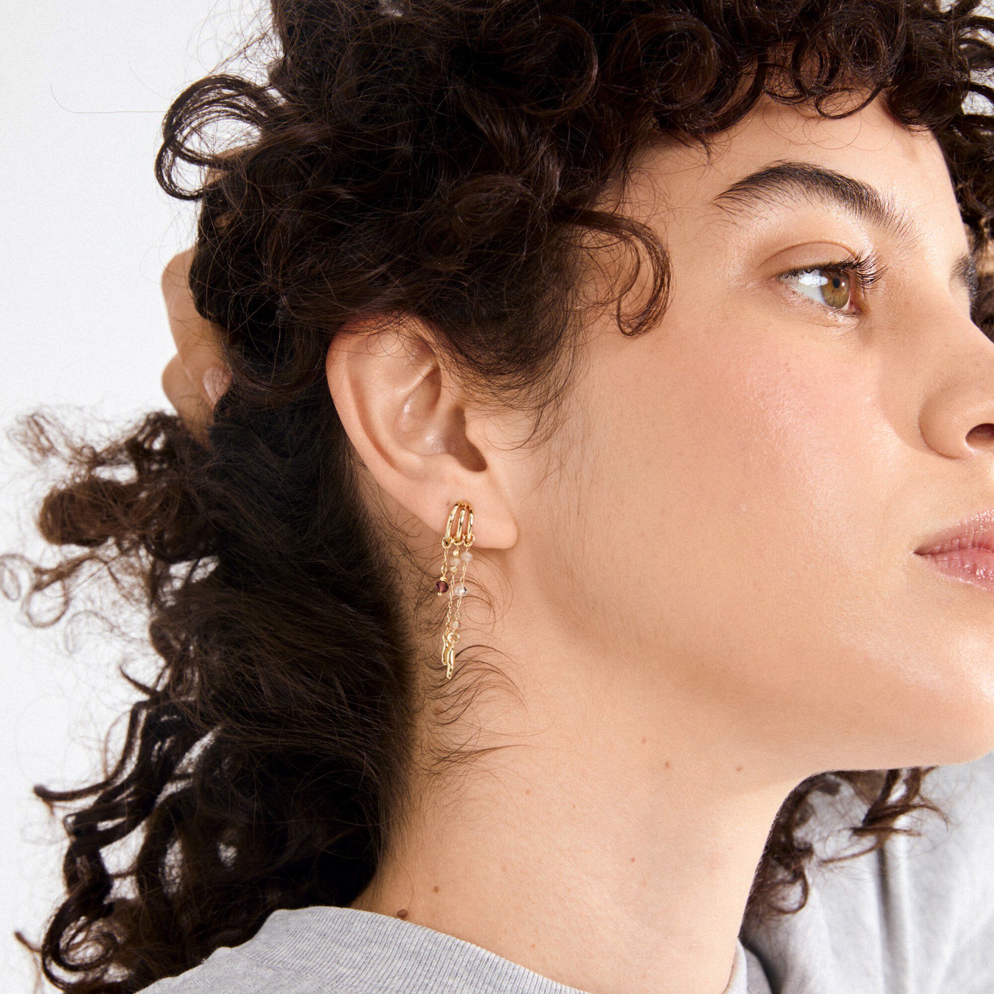 MORIN earrings gold plated