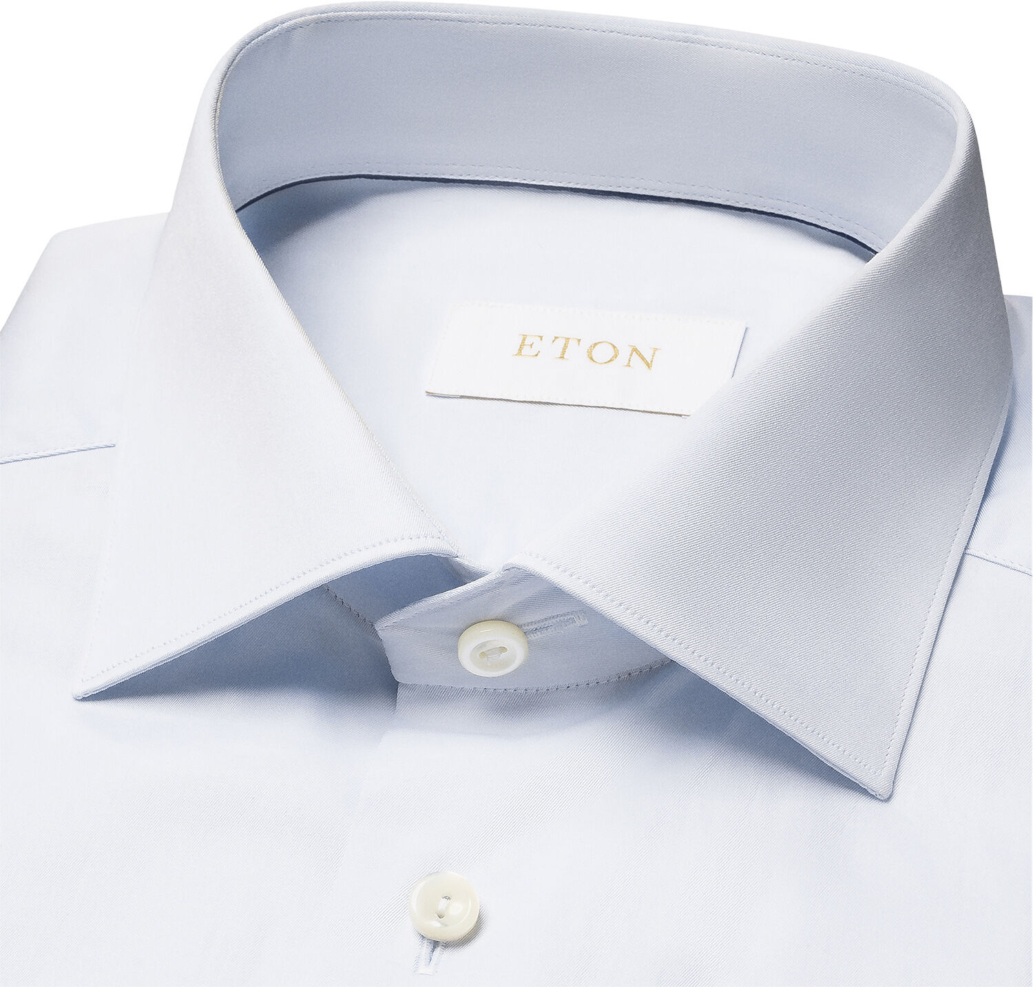 Contemporary Fit White Solid Elevated Twill Shirt