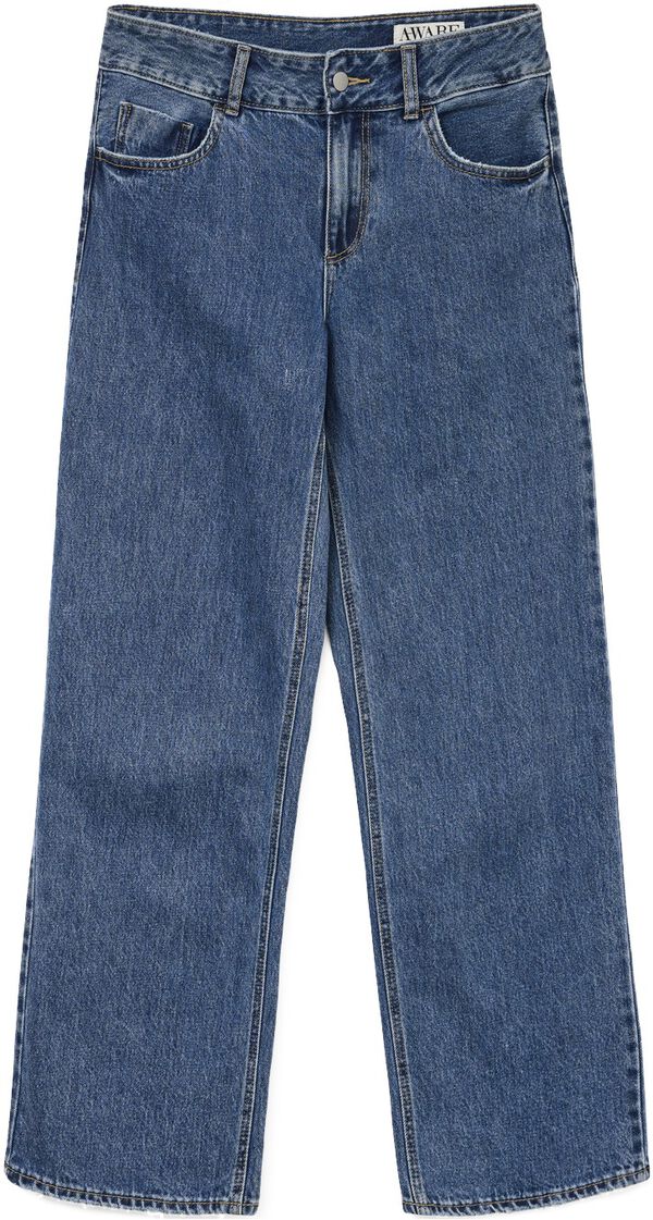 Awrena Mr Wide Denim Jeans Li3137 N