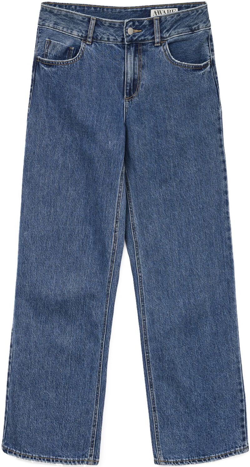 Awrena Mr Wide Denim Jeans Li3137 N
