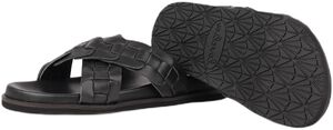 NAPLES - CROSSING STRAPS LEATHER SANDAL