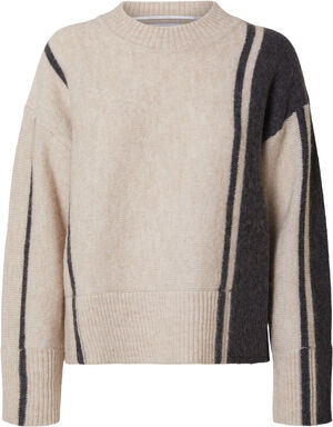 SLFALVA LS O-NECK KNIT