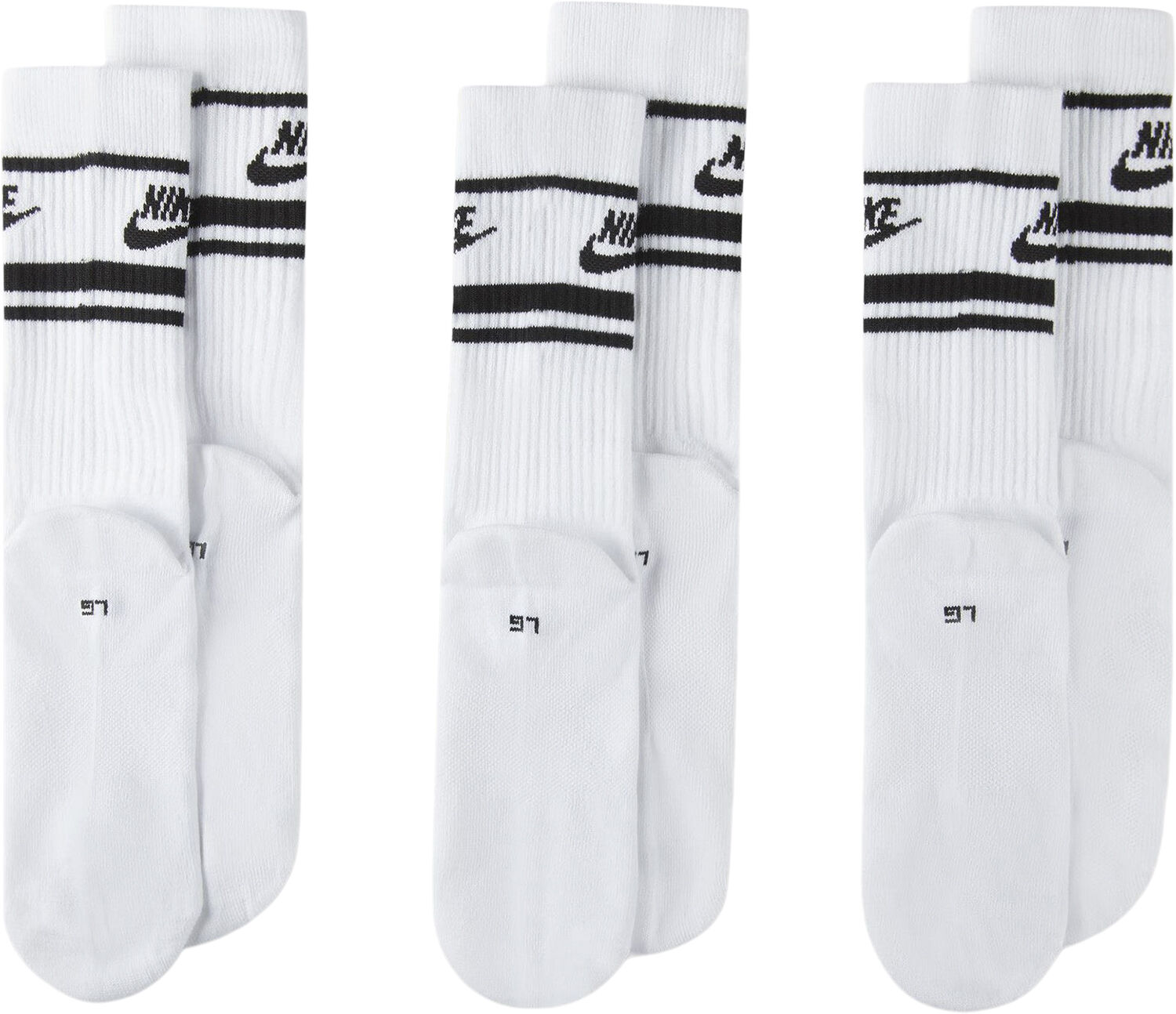 Sportswear Dri-FIT Everyday Essential str&oslash;mper, 3 par