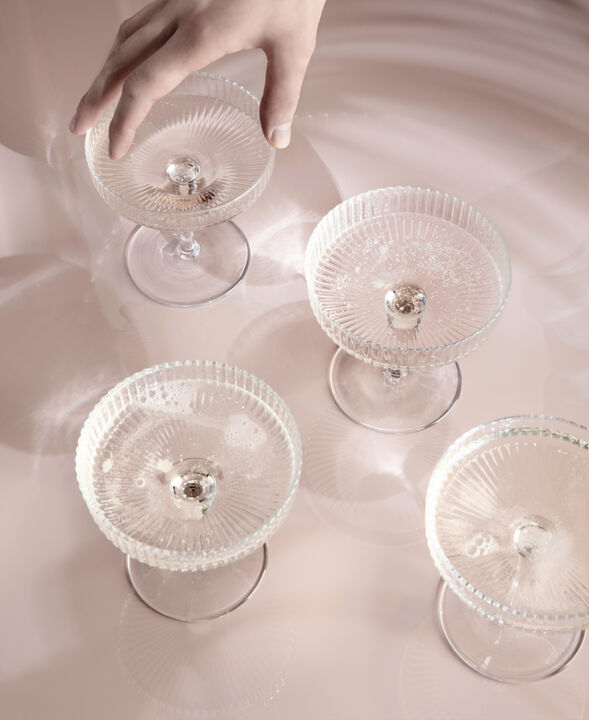 Ripple 2 stk. champagneglas
