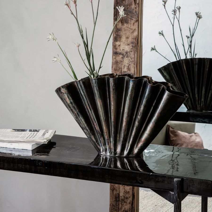 Vase, HDFlood, Antik brun