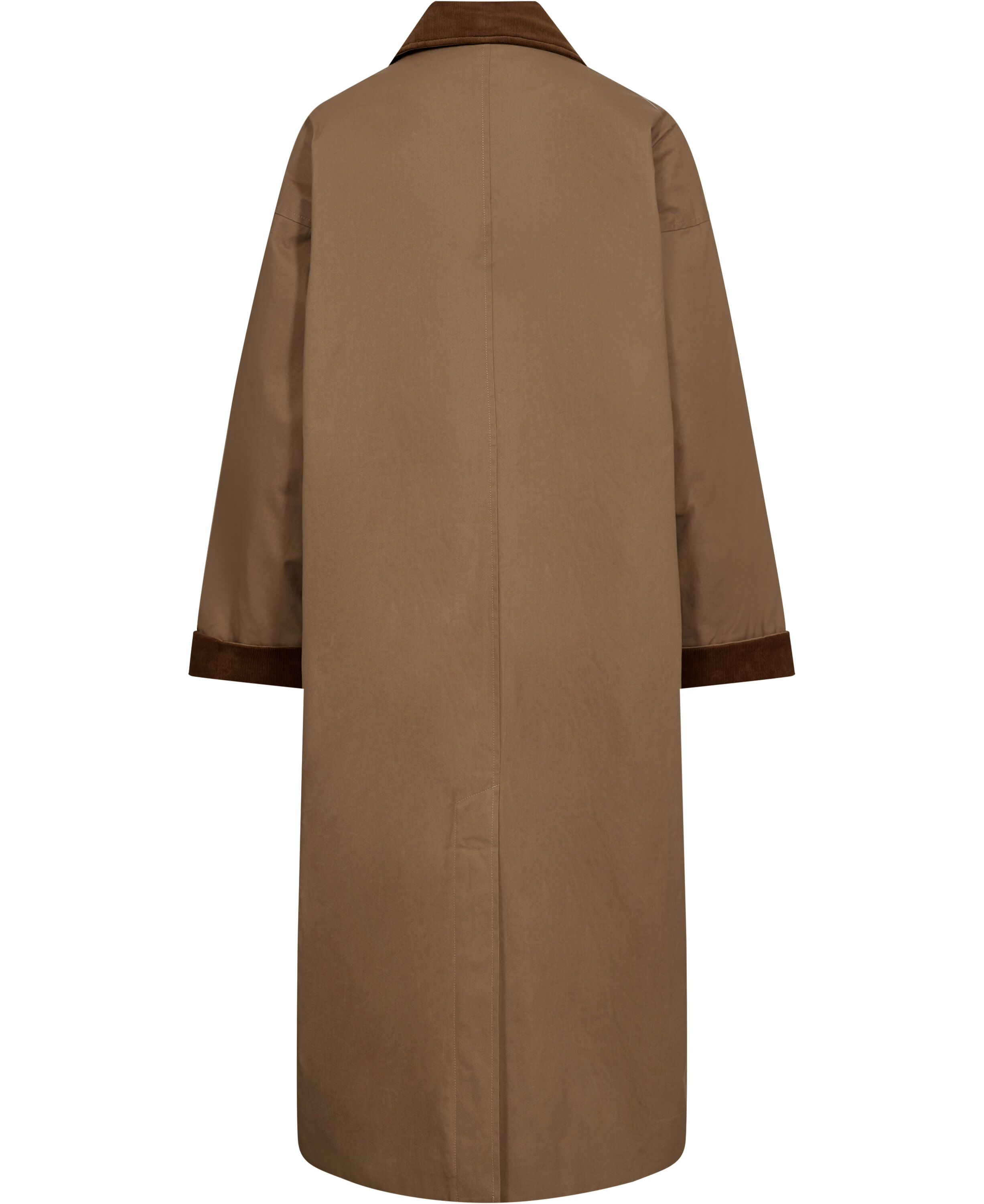 Emmy 1 coated jakke med fl&oslash;jskanter - GRS