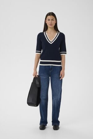 LeenahIW V-Neck Blouse