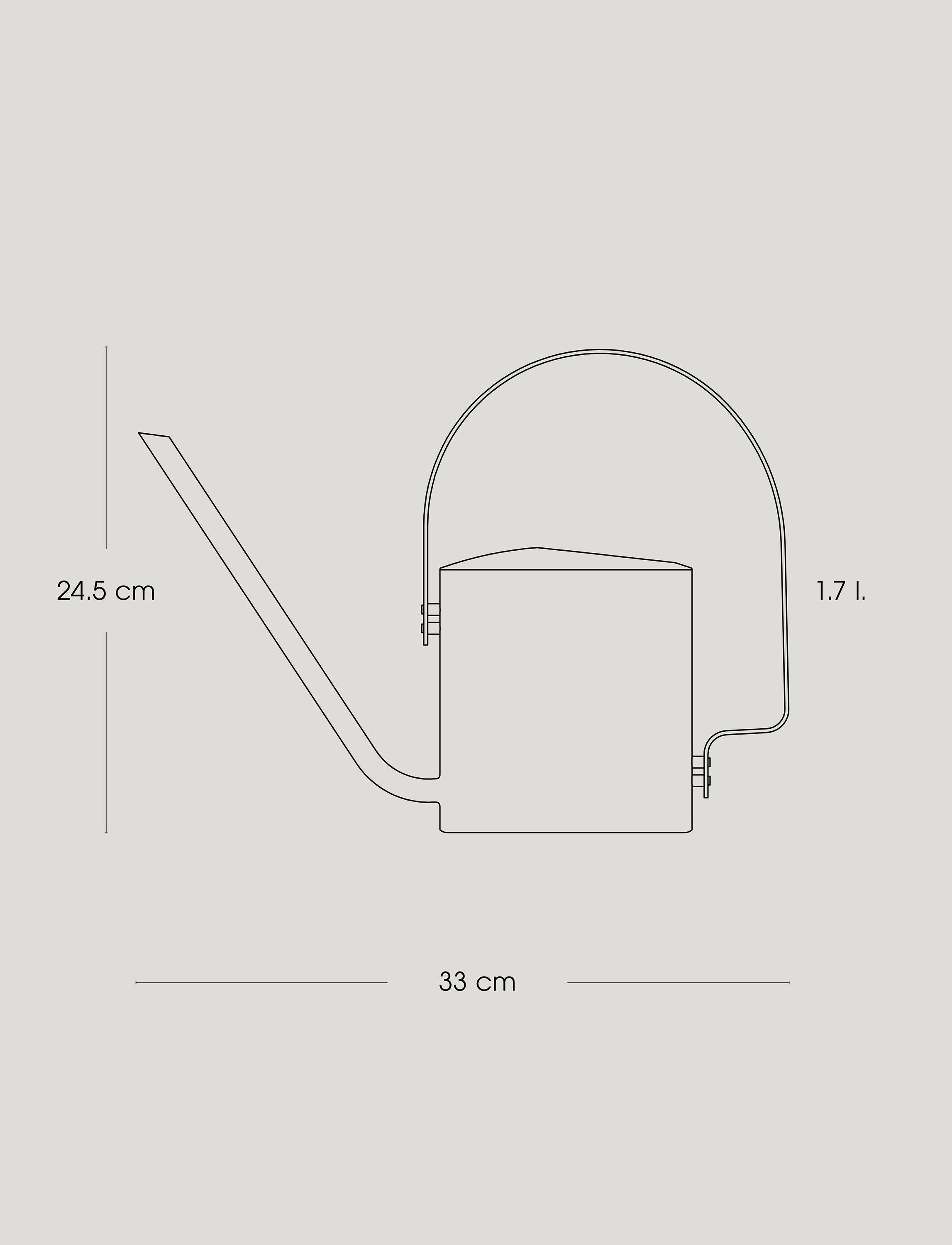 Original blomstervandkande 1.7 l. soft sand
