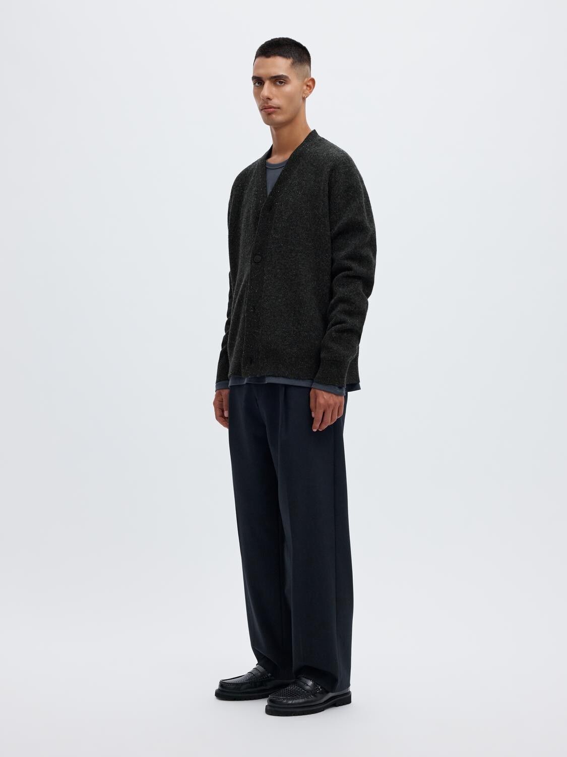 ANRROLF LS KNIT WOOL CARDIGAN
