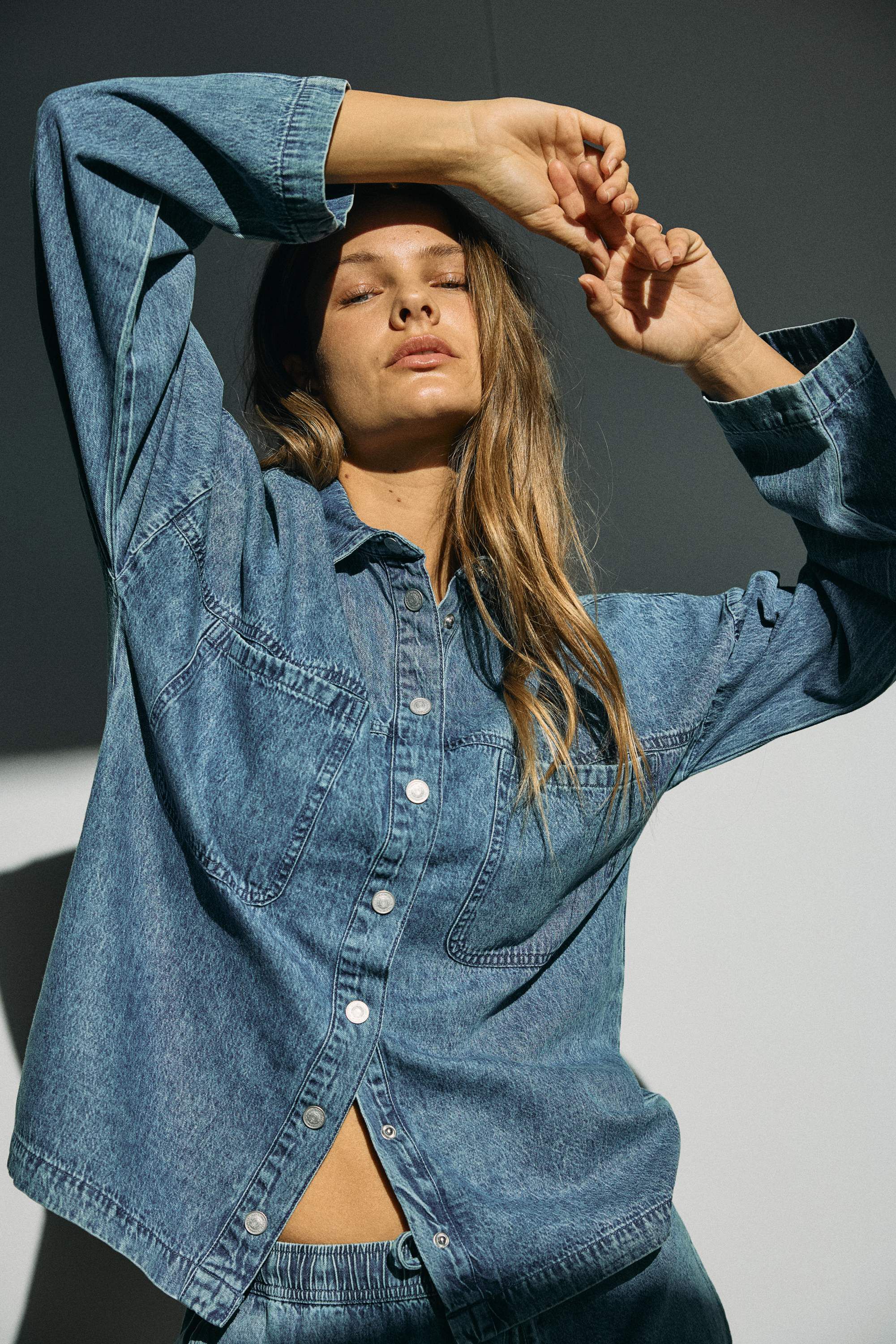 Oversize-skjorte Nmenza L/S, Mg004Mb Noos