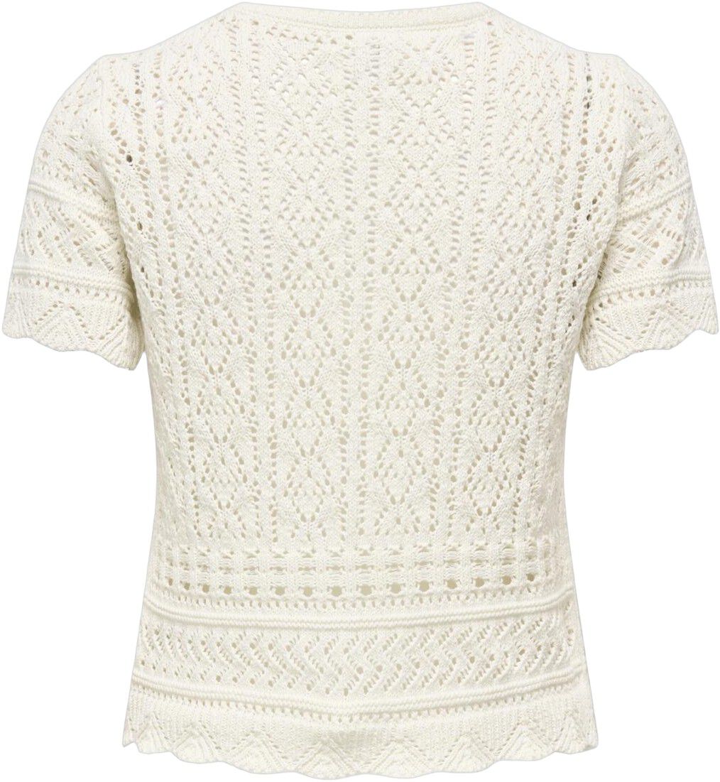 ONLELKE LIFE SS STRUCTUR O-NECK KNT