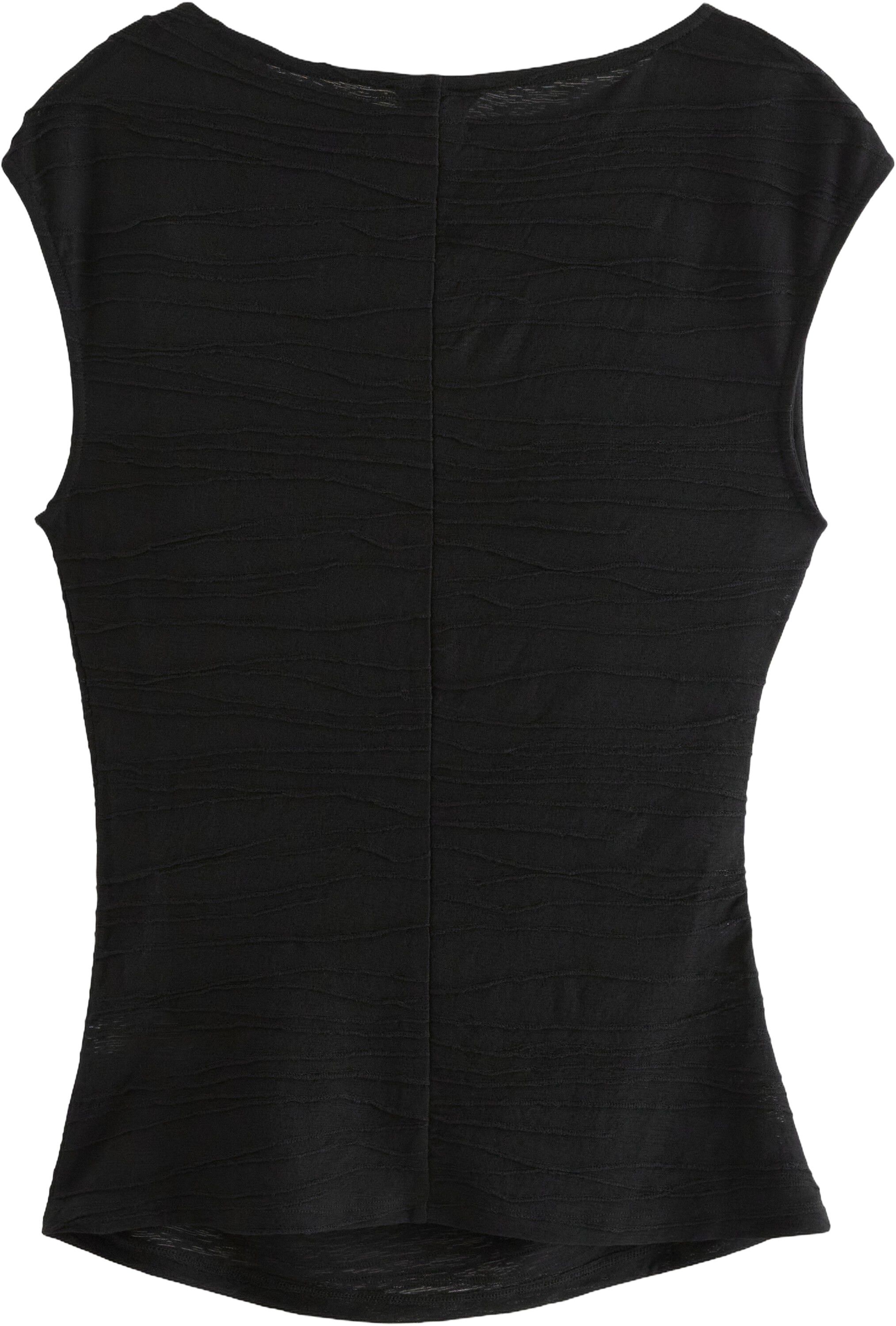 Ermel&oslash;s topp med rynker langs siden