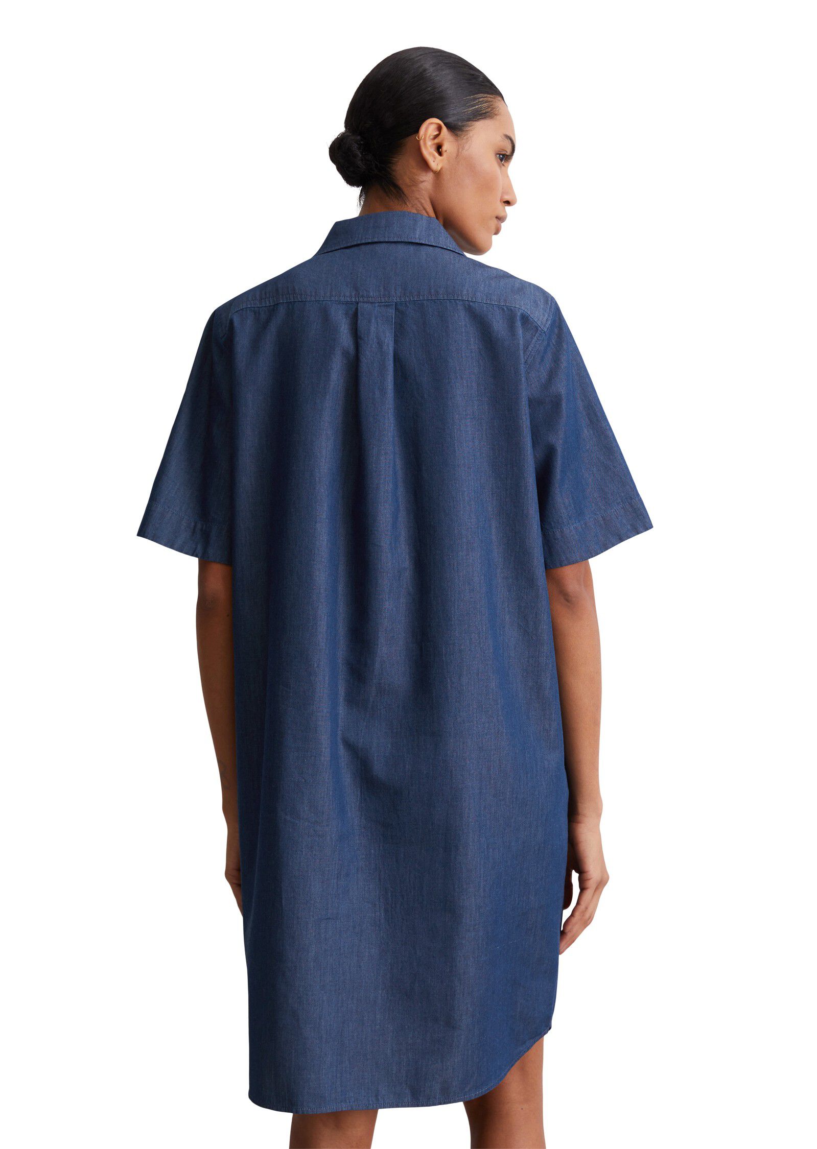 Dress, short length, shirt style, c