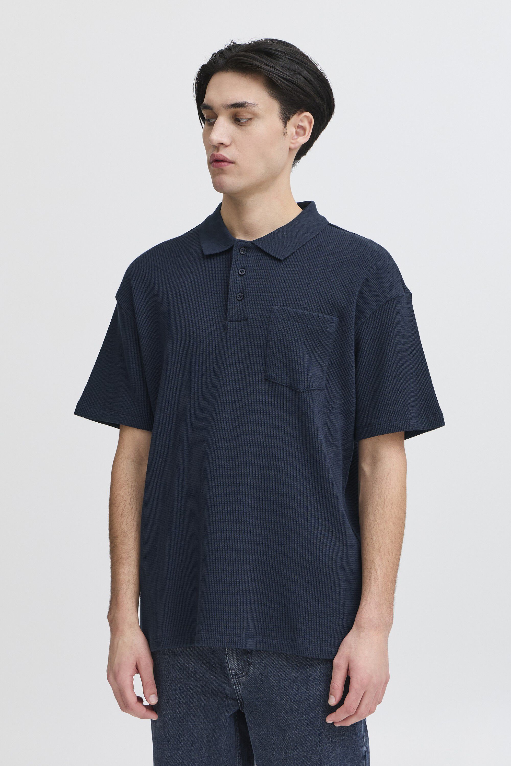 CFCAMERON 0210 waffle polo