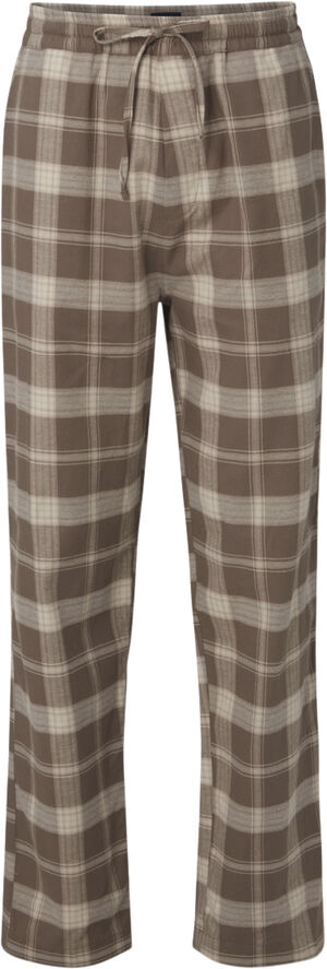 Konrad Organic Cotton Checked Flannel Pajama Pants