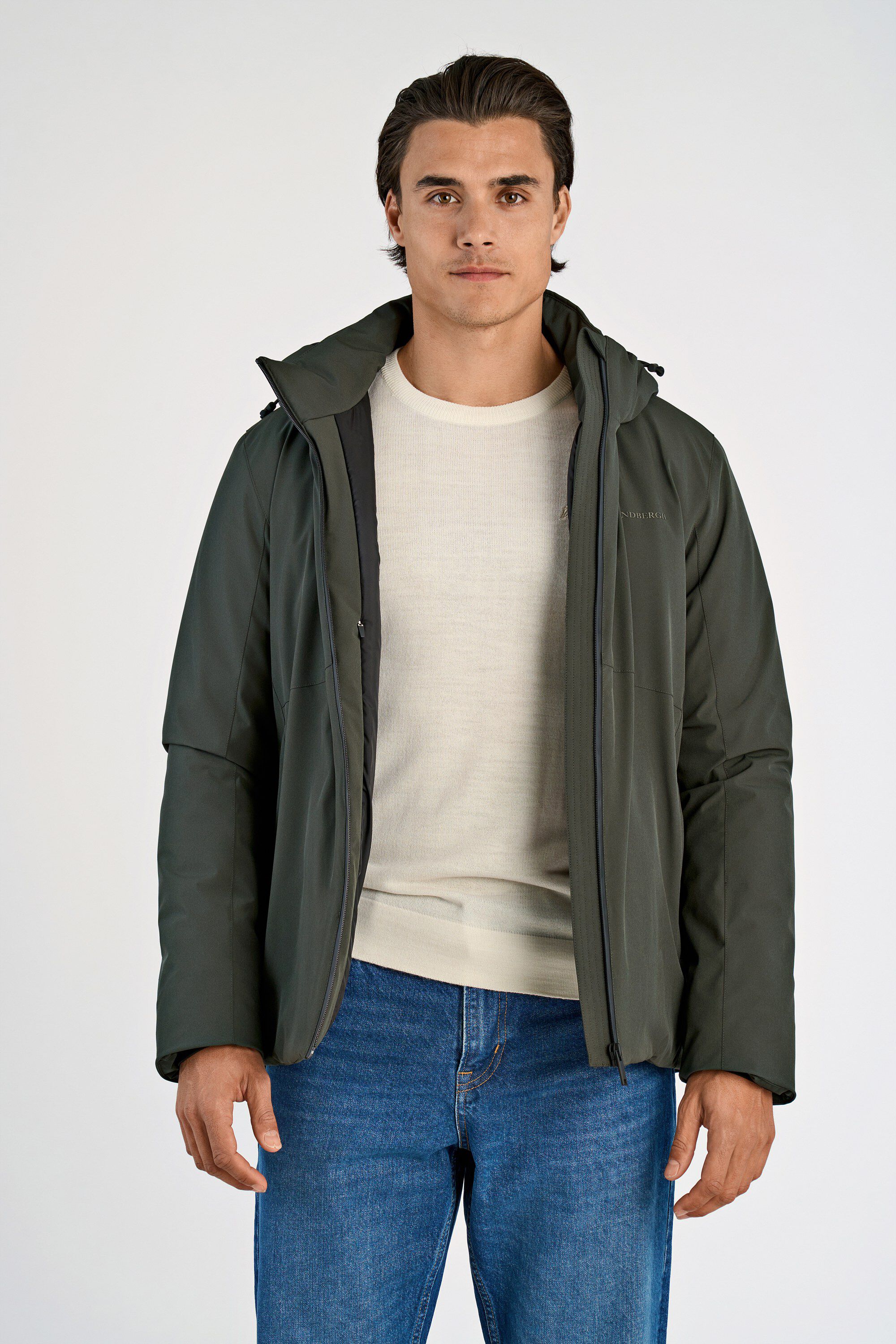 Short parka jacket