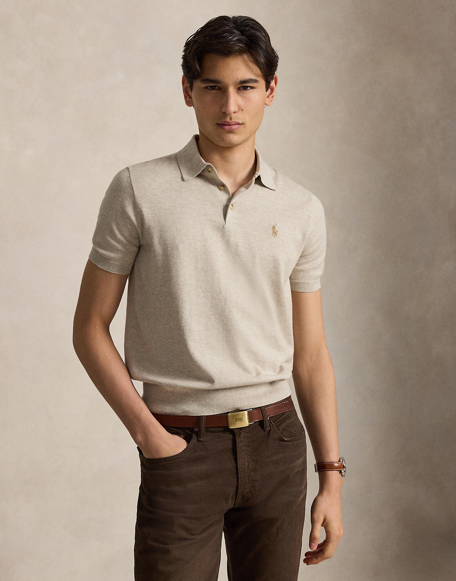 Cotton Polo Sweater