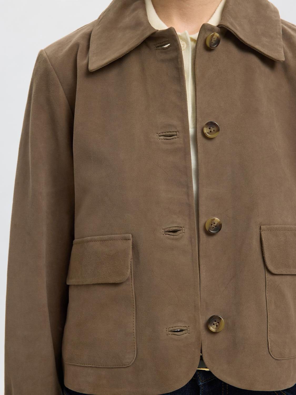 SLFKAYA SUEDE JACKET NOOS