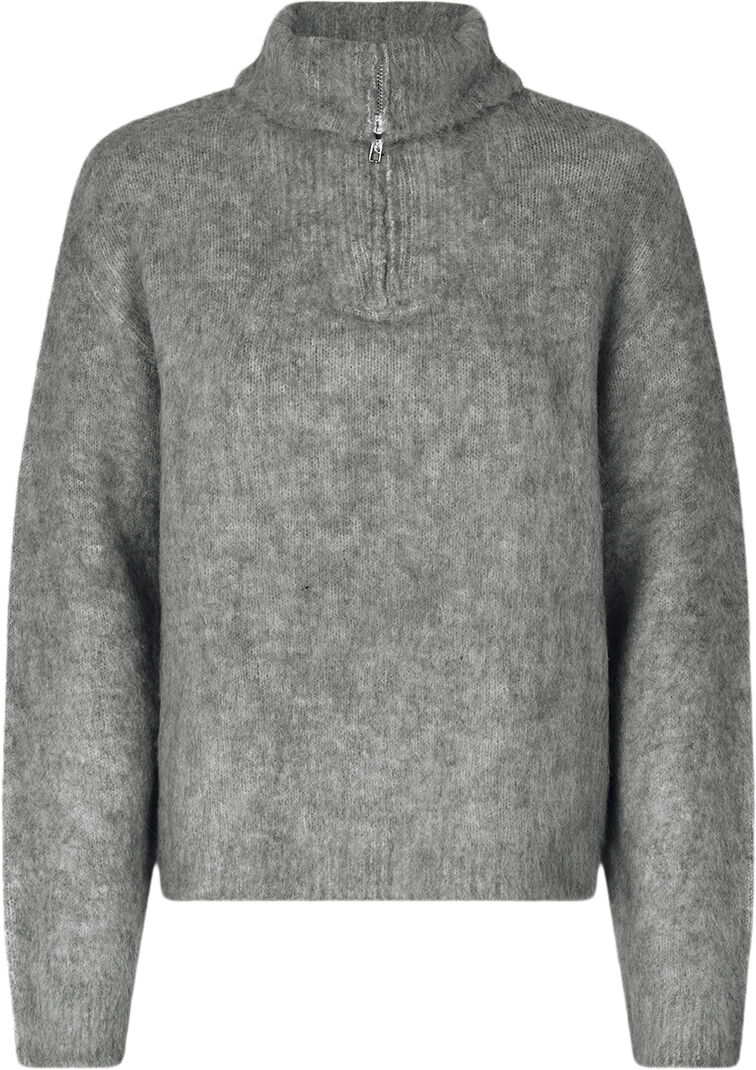 KaneMD Wool zip t-neck