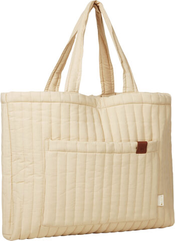 Quilted Tote Bag - Wheat