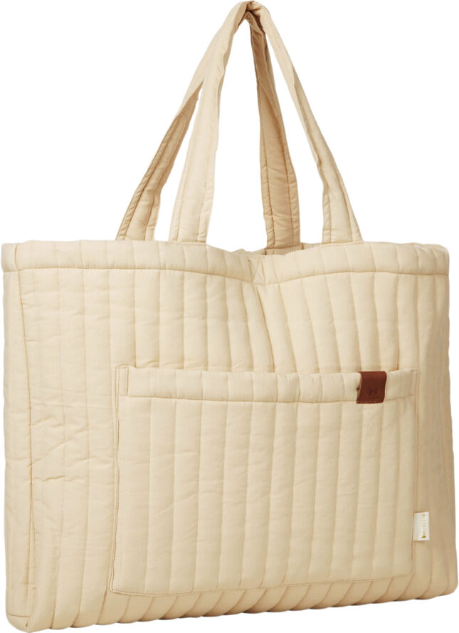 Quilted Tote Bag - Wheat