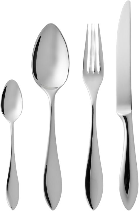 Bestiksæt Indra 16 dele Blankt stål