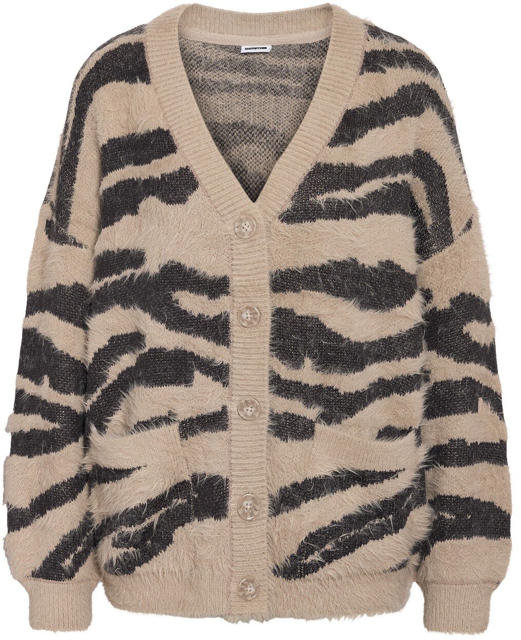 NMFLYNN L/S V-NECK KNIT CARDIGAN NO