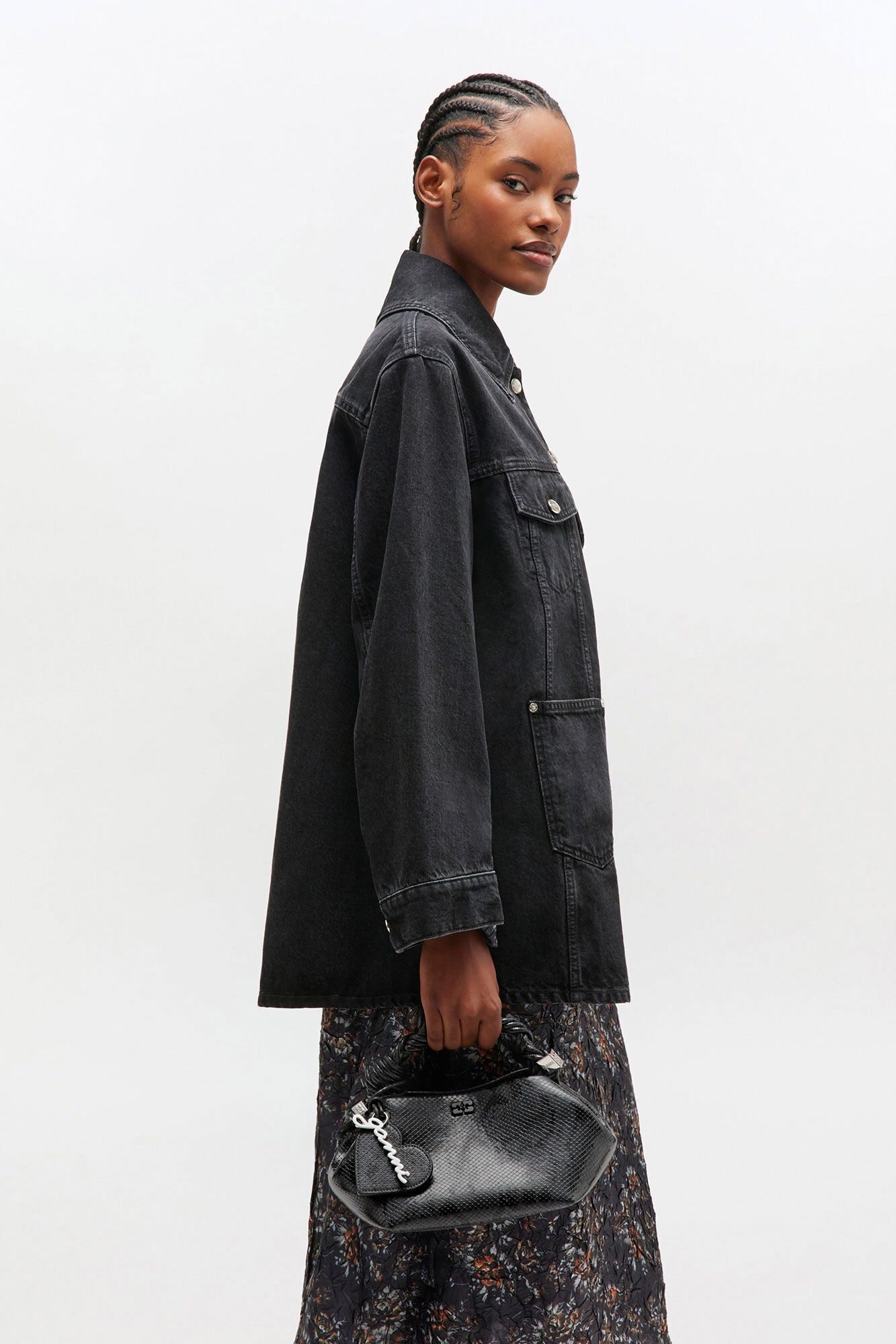 Ganni Bou Bag Small Snake