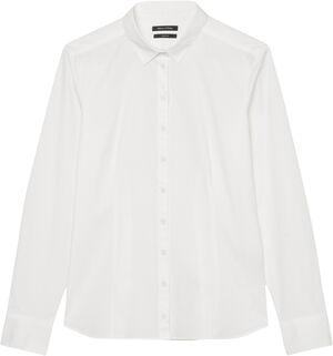 Blouse, kent collar, long sleeved,