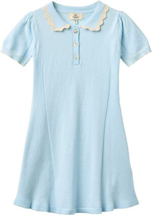 KNITTED PEPLUM DRESS