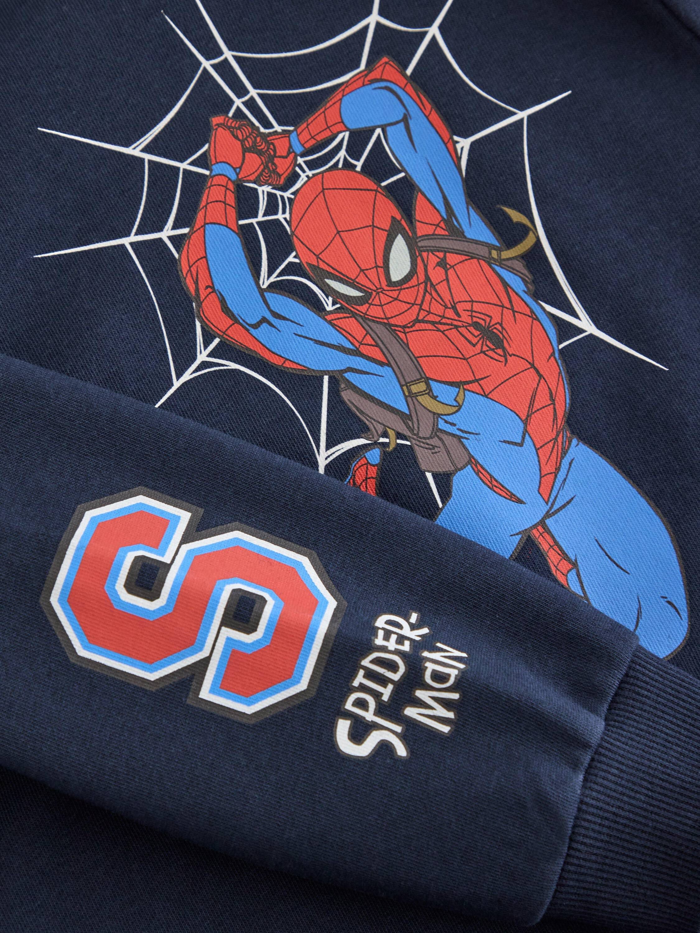Spider-Man sweatshirt med borstad i
