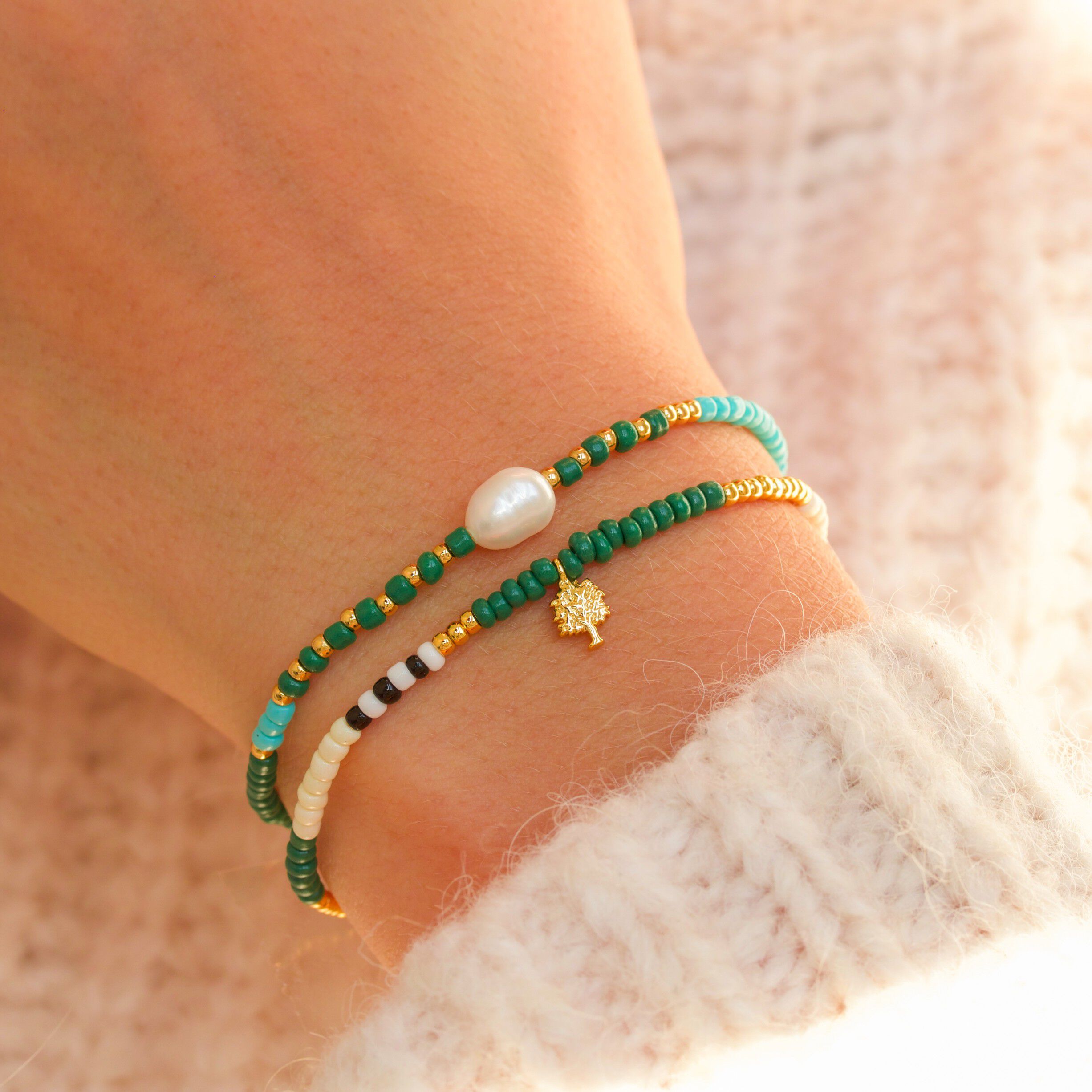 Acacia Pearl Bracelet