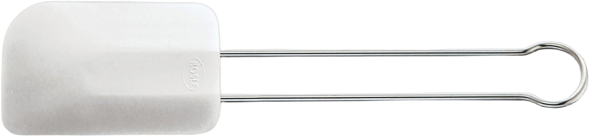 Spatel/dejskraber 32 cm St&aring;l/Hvid