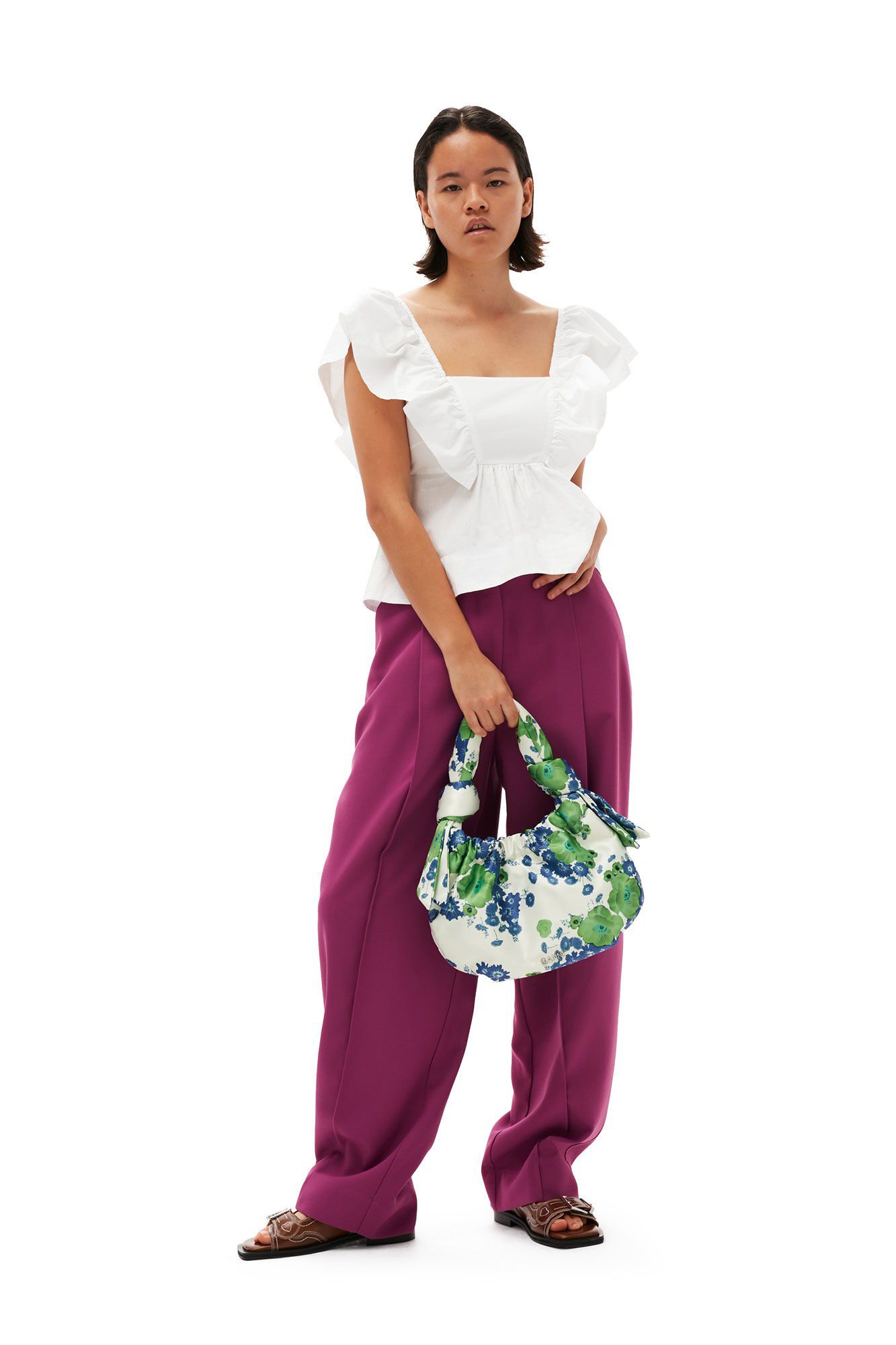 Summer Suiting Relaxed Pleated Pant