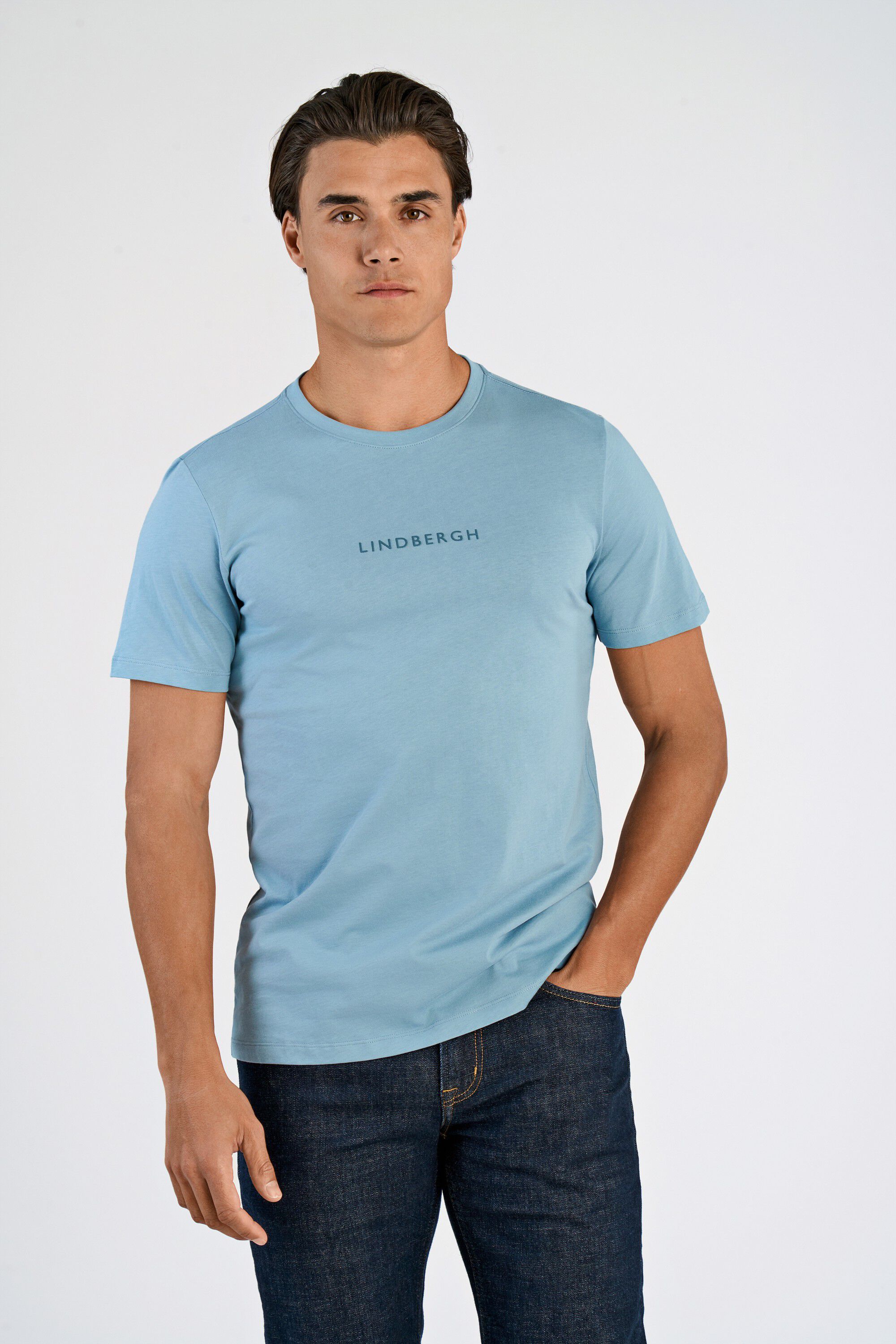 Lindbergh print tee S/S