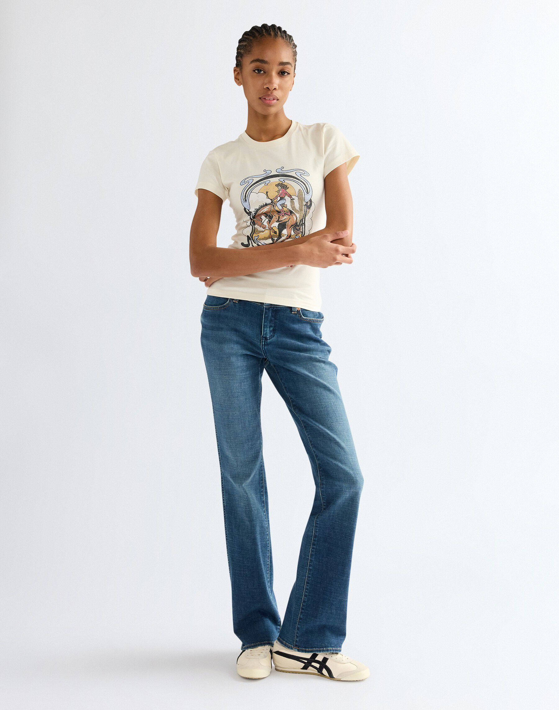 SHRUNKEN_BAND_TEE EGRET