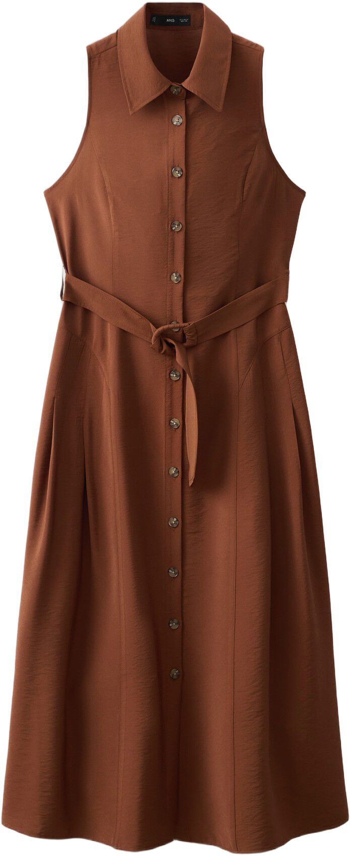 Belt shirt dress