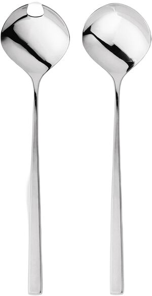 Salatbestik Fuga 25 cm Mat/Blankt stål