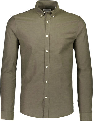 Yarn dyed oxford superflex shirt L/S