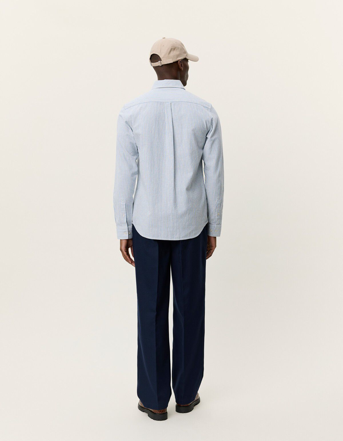 Konrad Stripe Cotton Linen Shirt