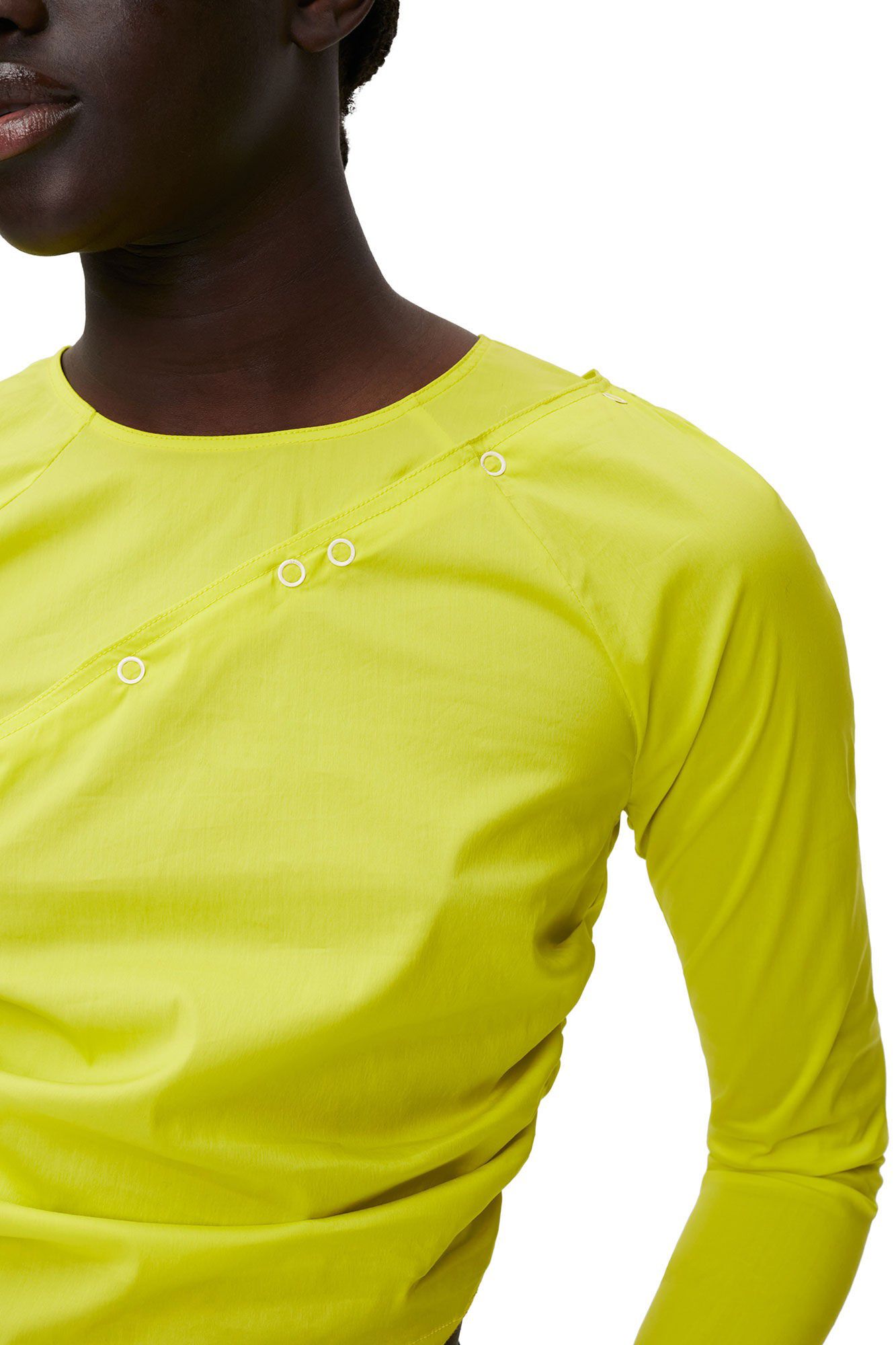 Stretch Cotton LS Blouse