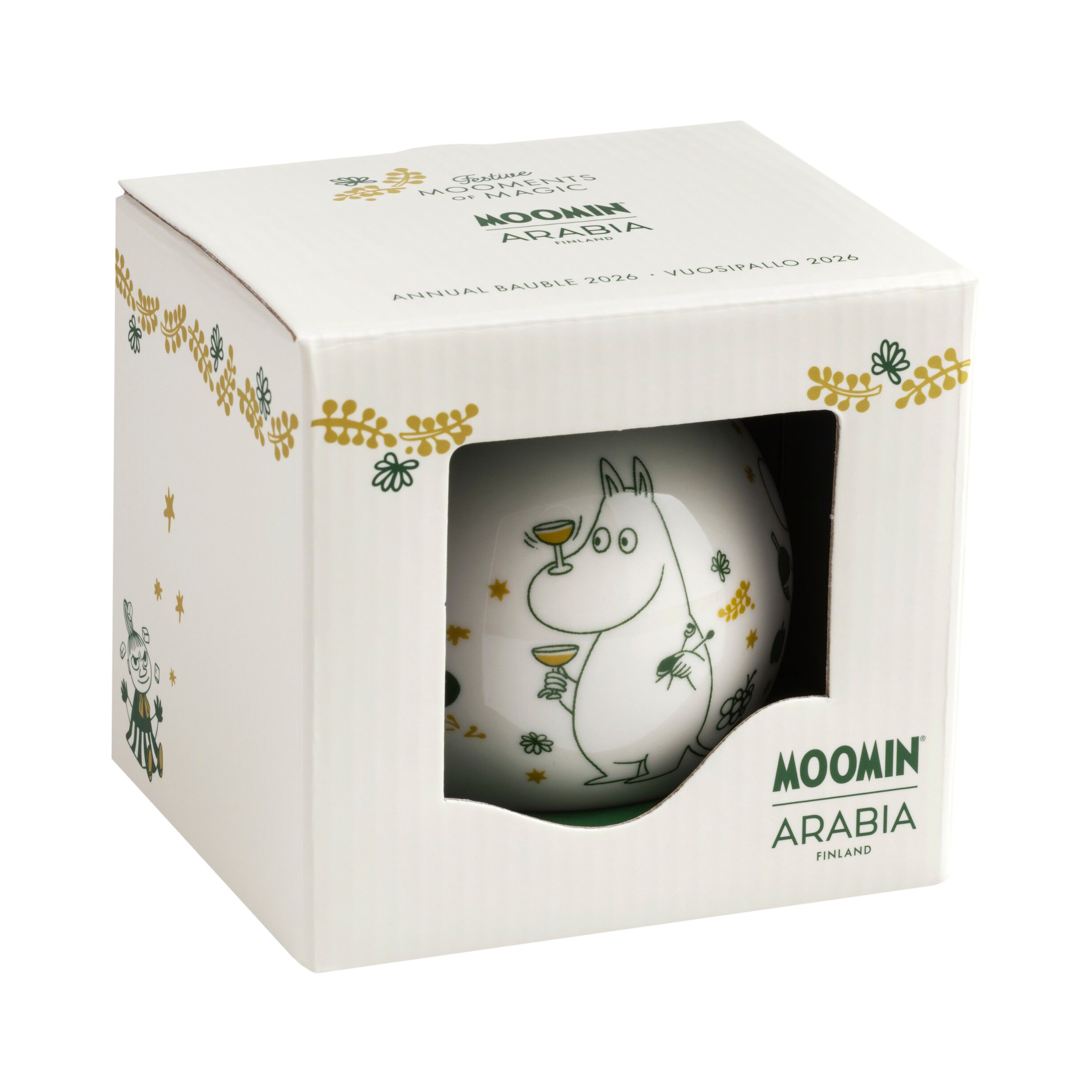 Moomin &aring;rsjulekugle 80 mm &ndash; 2026