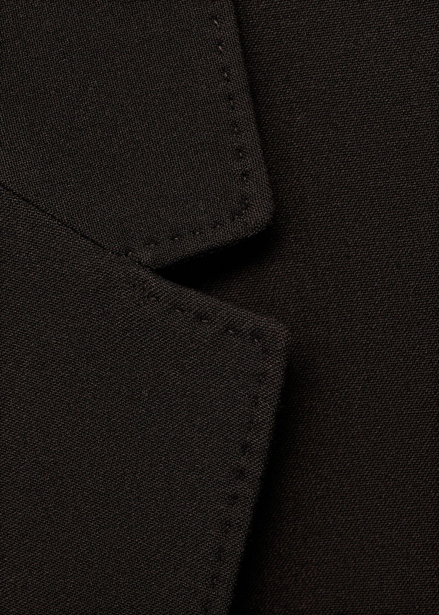 Straight-fit suit jacket