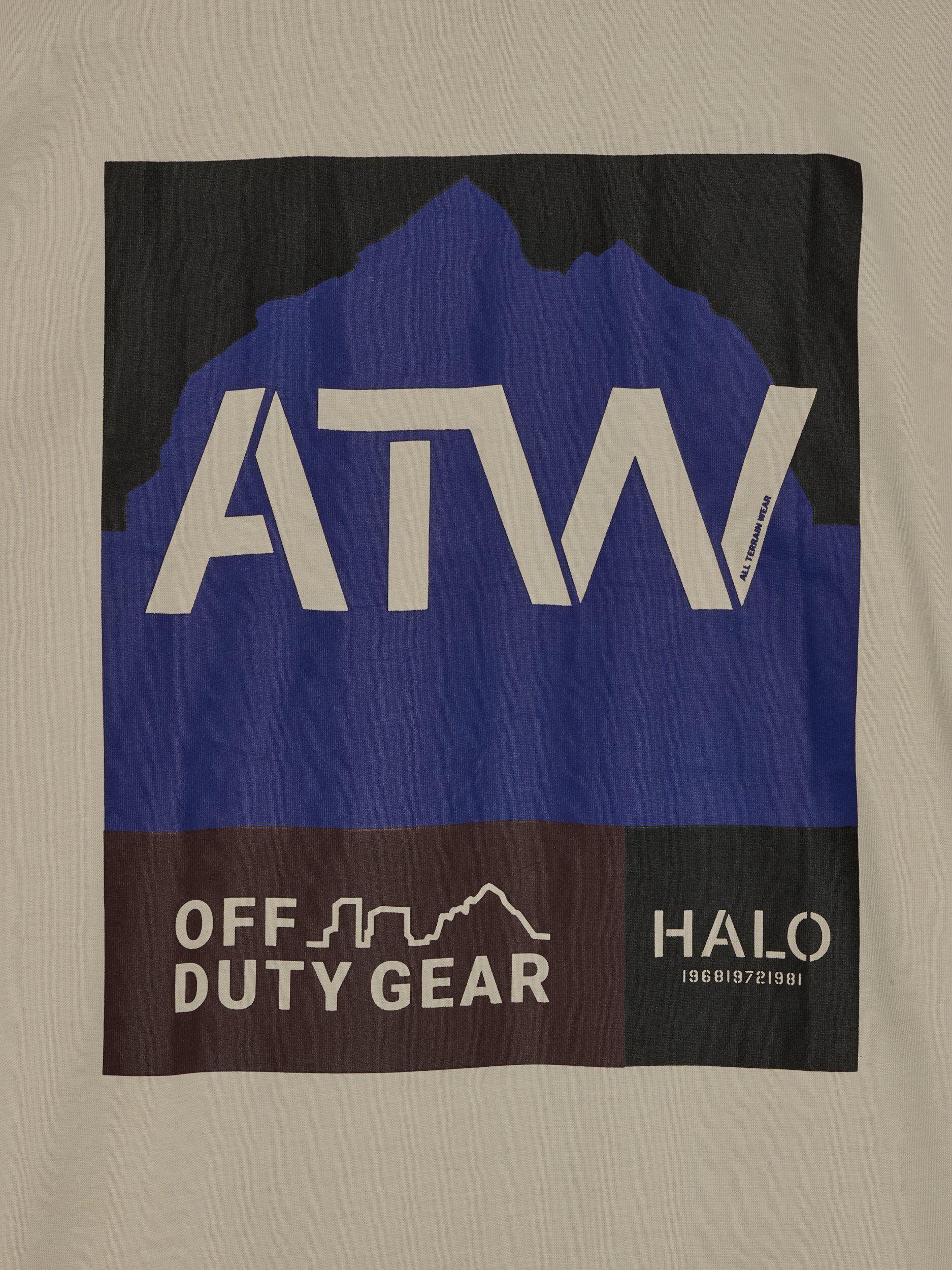 HALO GRAPHIC BOXY T-SHIRT