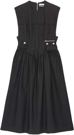 Heavy Cotton Tailoring Corset Midi