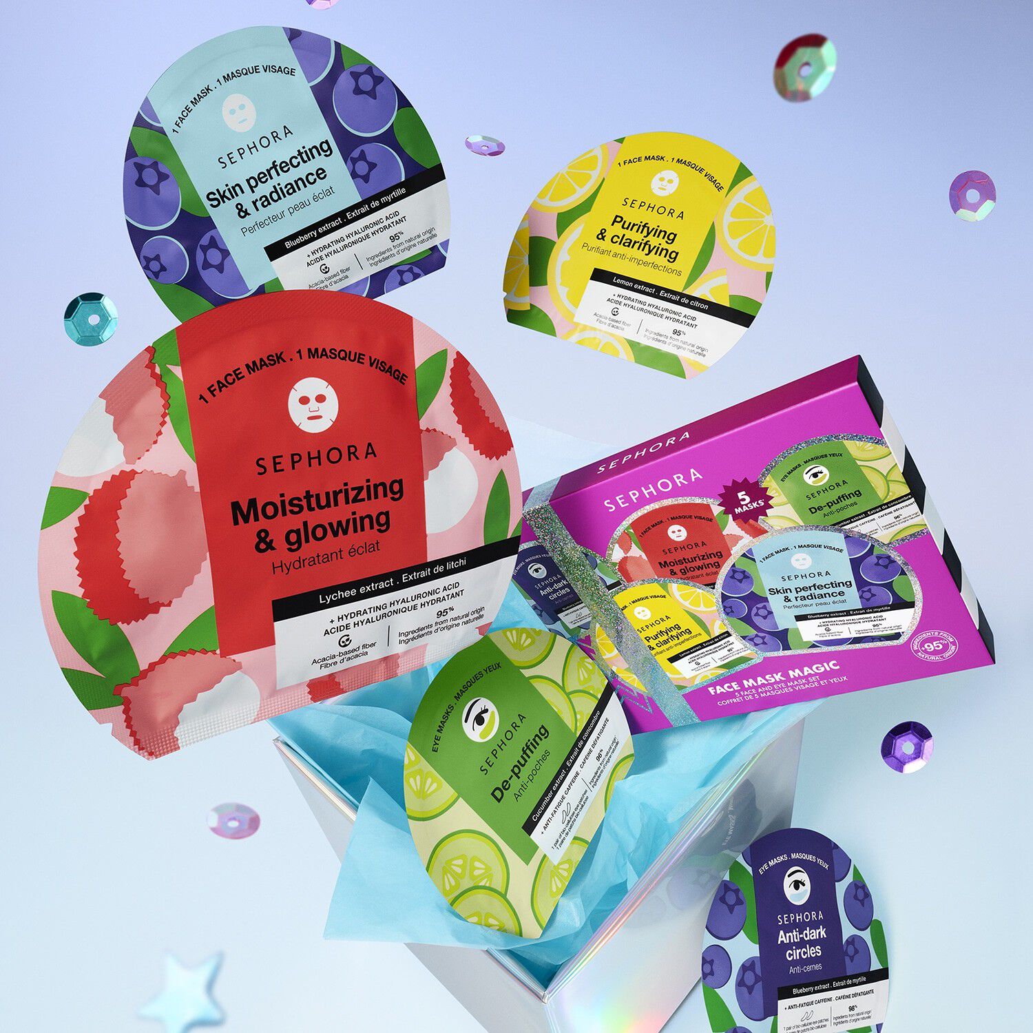 Face Mask Magic Set - S&aelig;t med maske