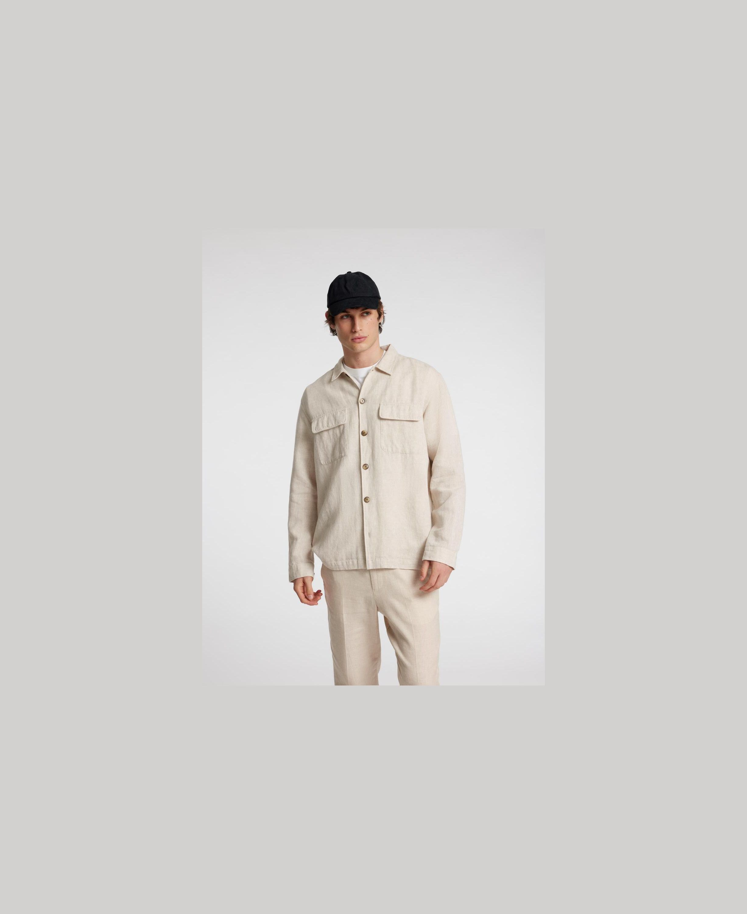 SLH-LEROY SUN OVERSHIRT LS NOOS