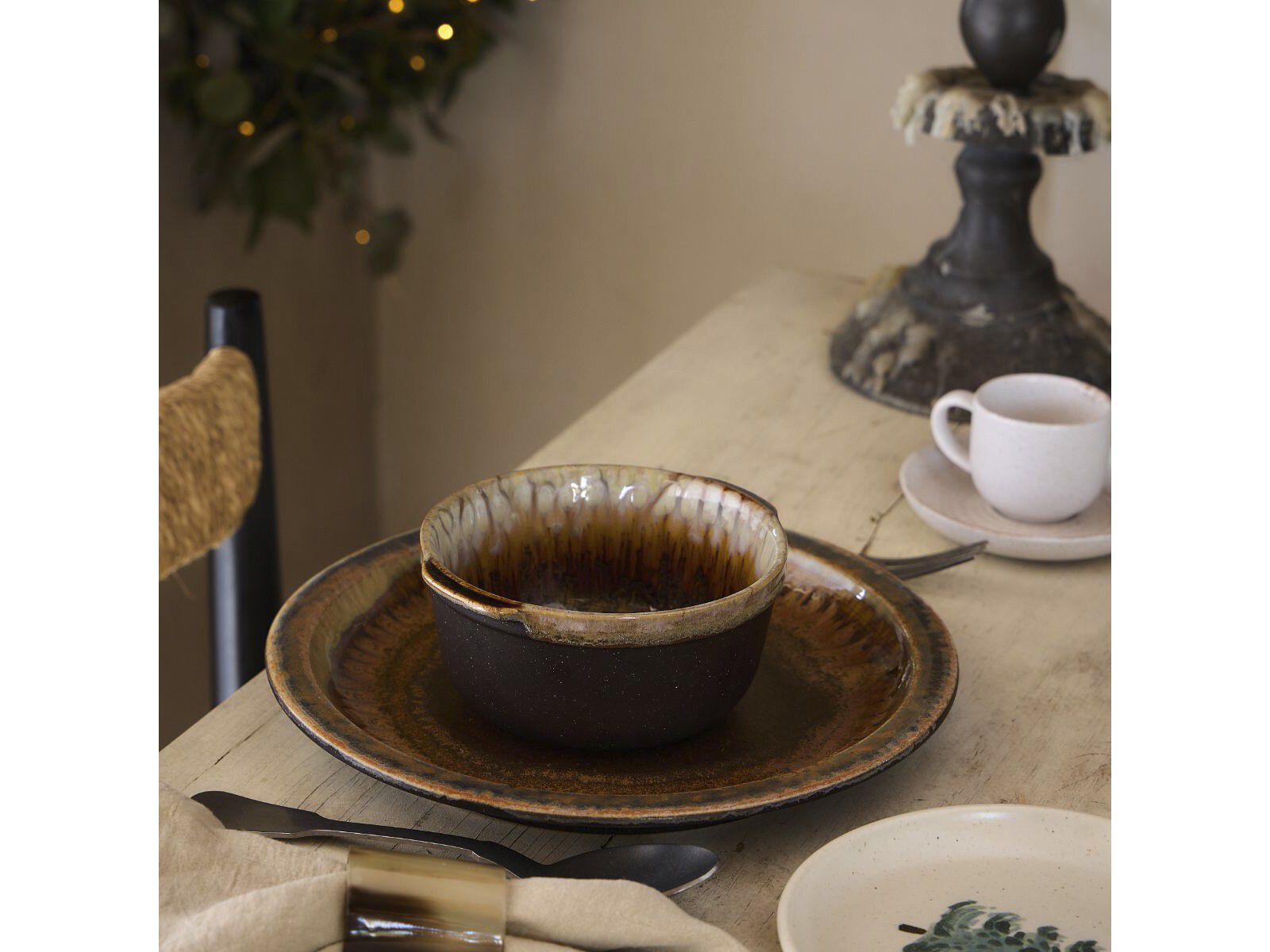 Tallerken Poterie 20,5 cm Mokka