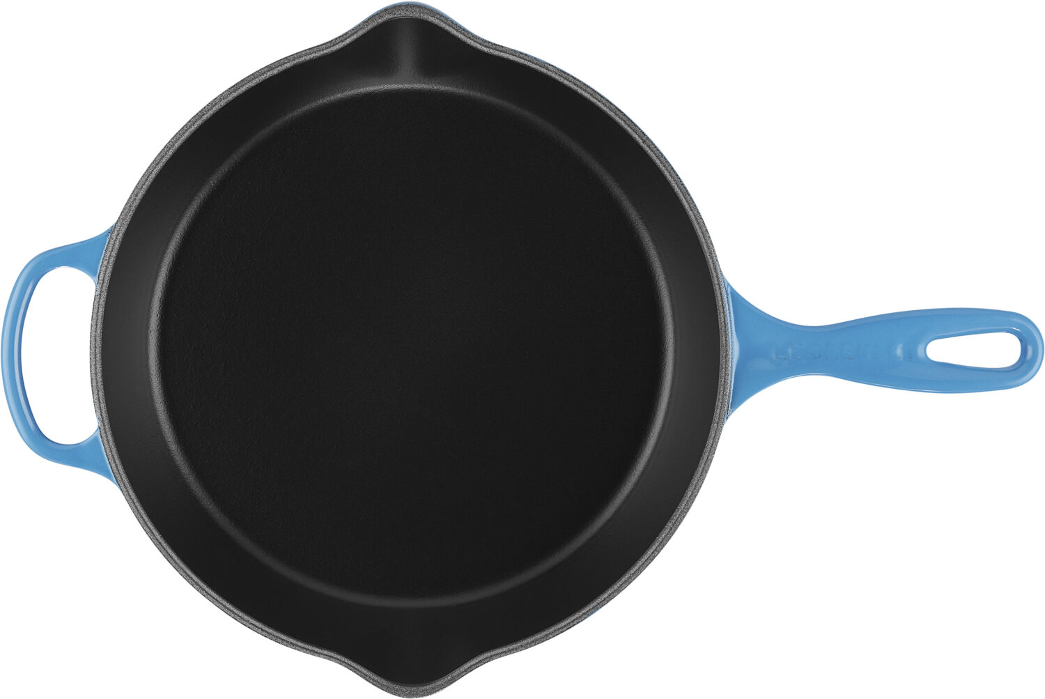 Dyb Stegepande i st&oslash;bejern 26cm Azure Blue