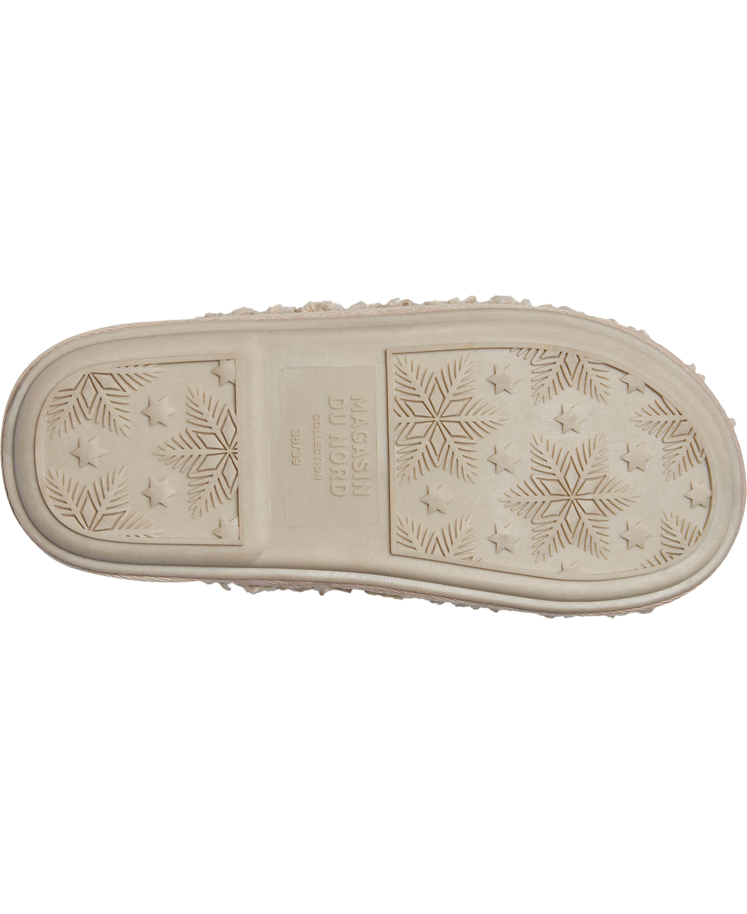 Slipper in Curly upper - Beige